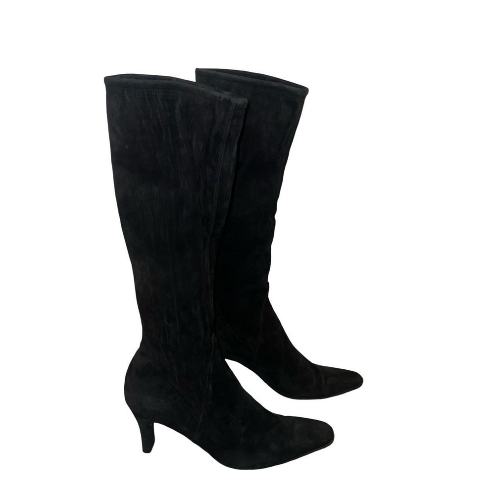 Salvatore Ferragamo Black Heeled Boots - Picture 3 of 6